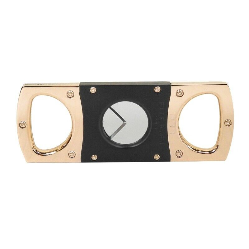 Elie Bleu Cigar Cutter Polished Rose/Satin Black lines