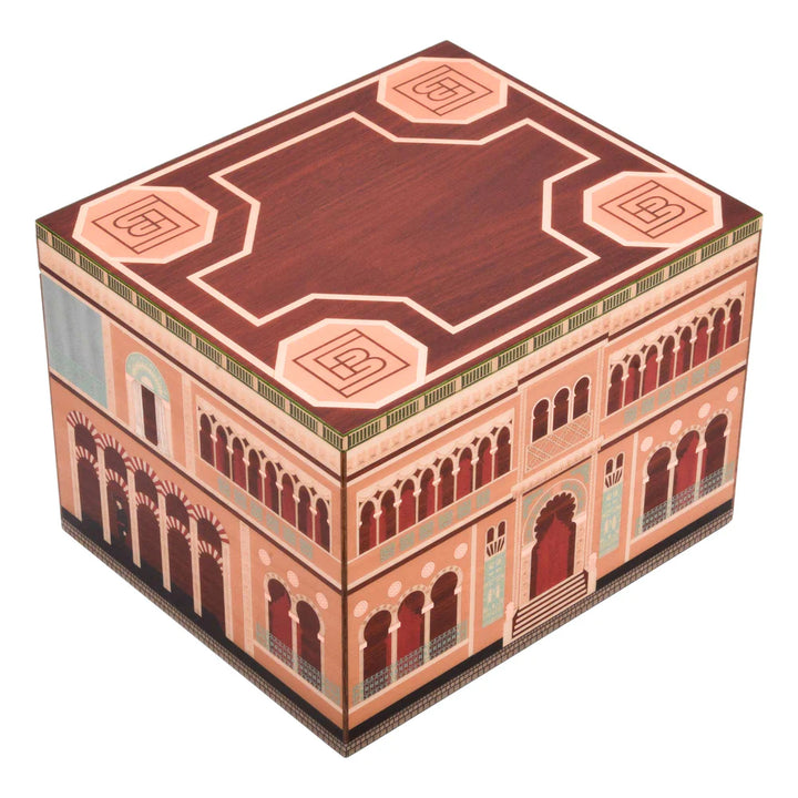 Elie Bleu Wooden Cigar Humidor - Casa Cubana Cienfuegos