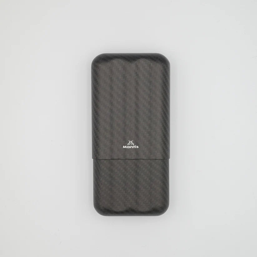 Mantis TrueCarbon 3K Cigar Case Matte 3 Finger