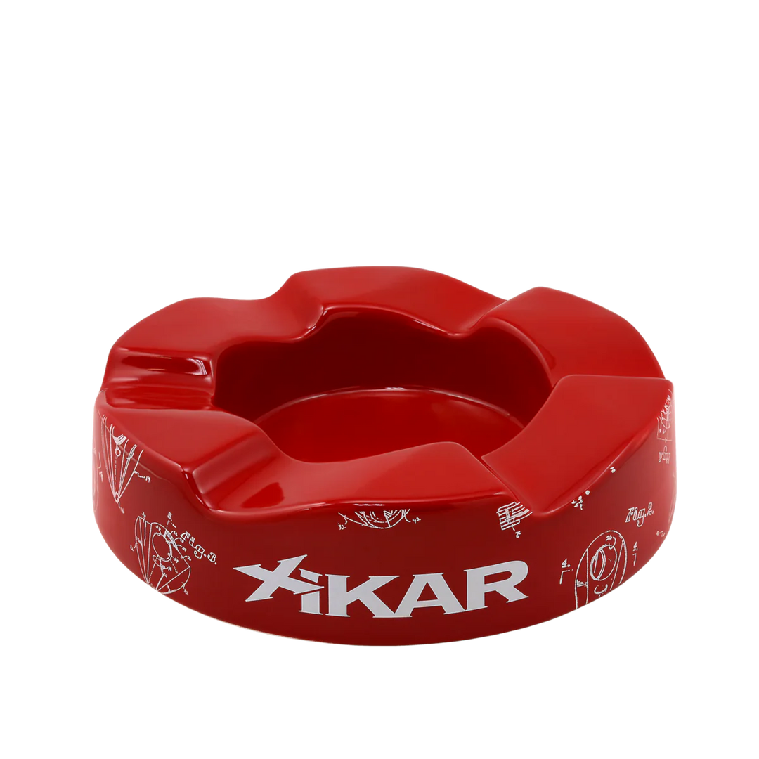 Xikar Wave Cigar Ashtray Red