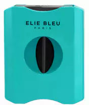 Elie Bleu Cigar Cutter V Cut Teal with Black Blades