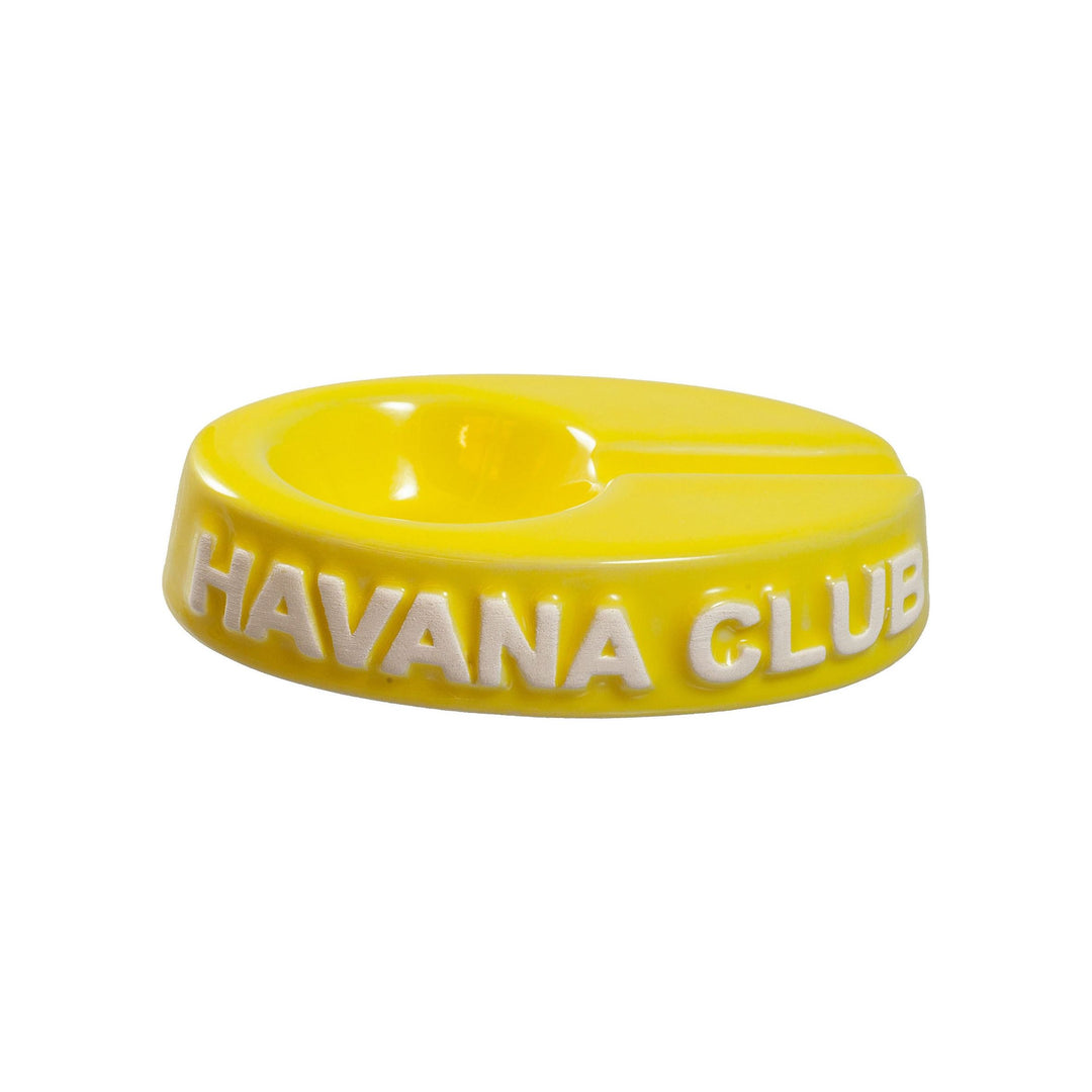 El Chico Ashtray Lime Yellow, cigar ashtrays, cigar accesories, Havana Club ashtrays