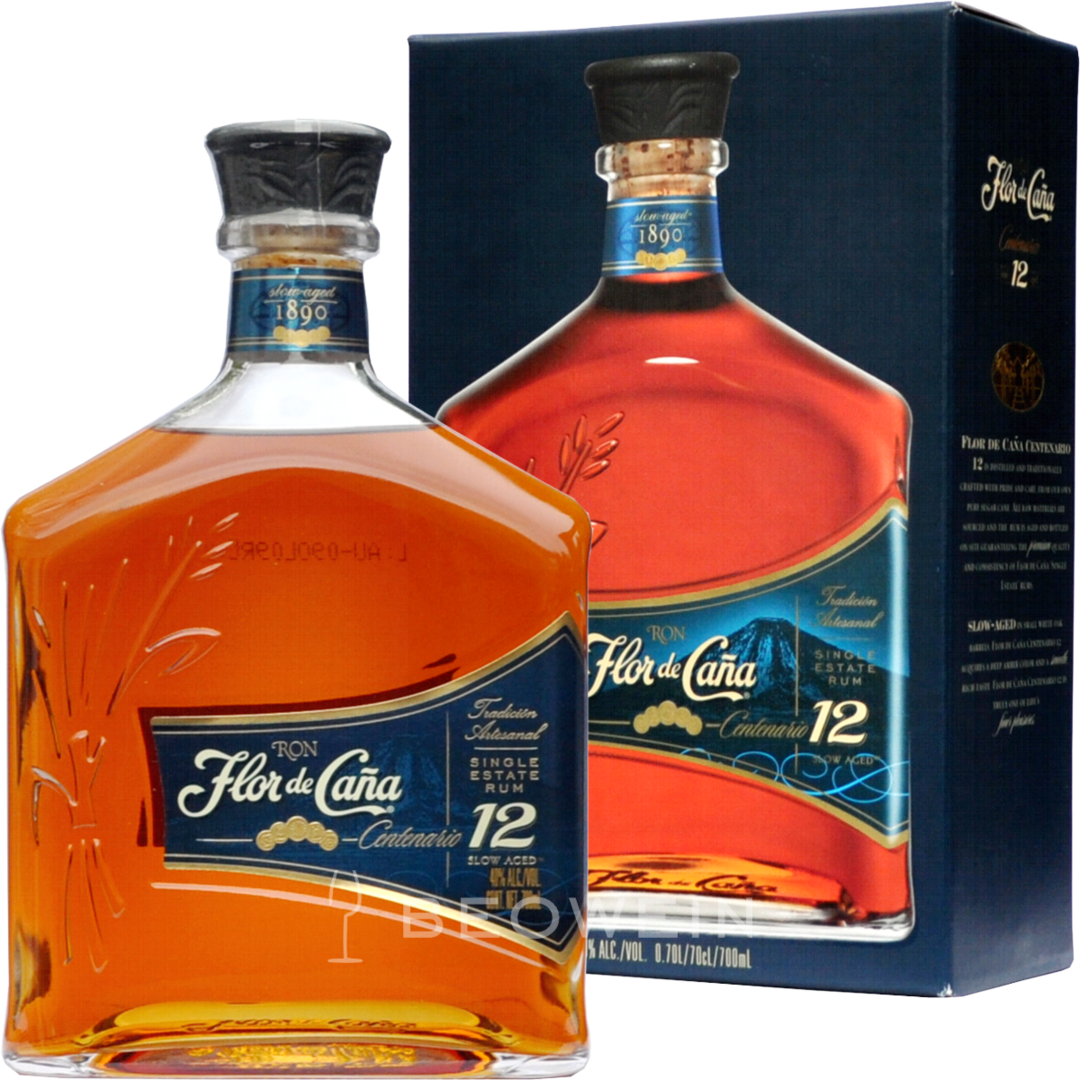 Flor De Cana Rum 12 year Centenario 40% 70cl