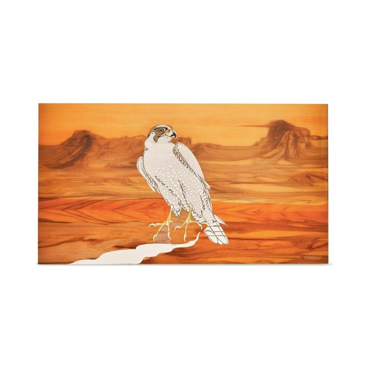 Elie Bleu Wooden Cigar Humidor "Falcon" Red Gum (110 cigars)