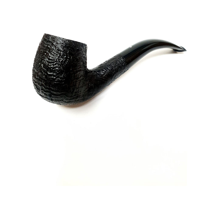 Alfred Dunhill White Spot Pipe Shell Briar GP4 Bent Ring Grain