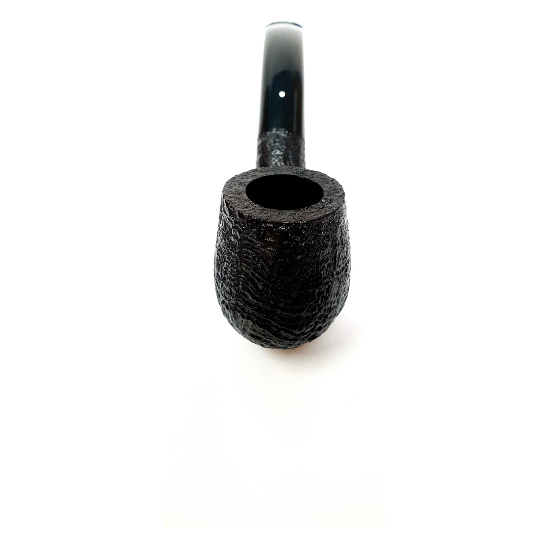 Alfred Dunhill White Spot Pipe Shell Briar GP4 Bent Ring Grain