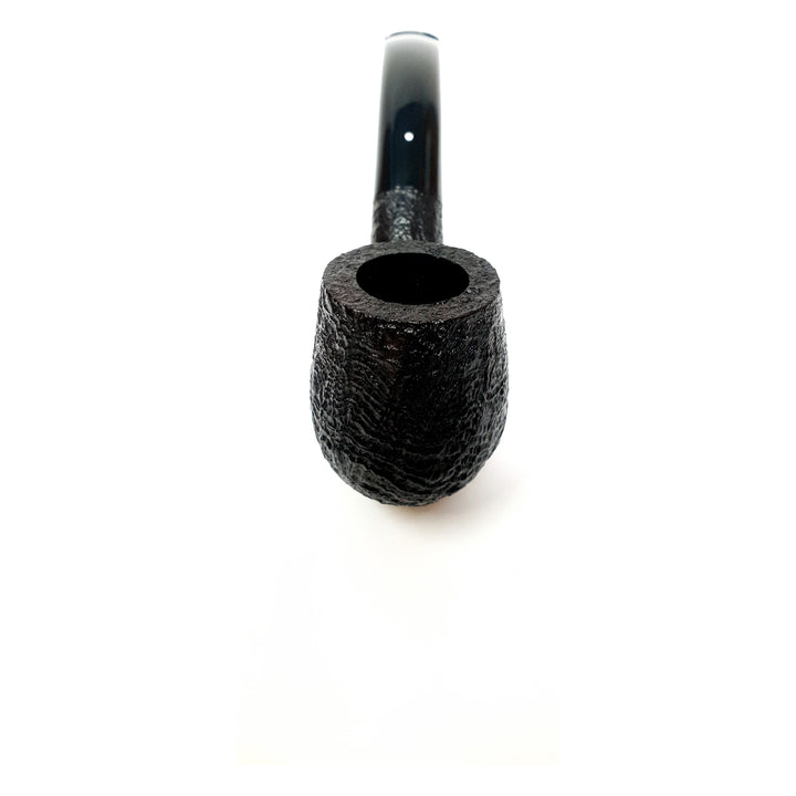 Alfred Dunhill White Spot Pipe Shell Briar GP4 Bent Ring Grain
