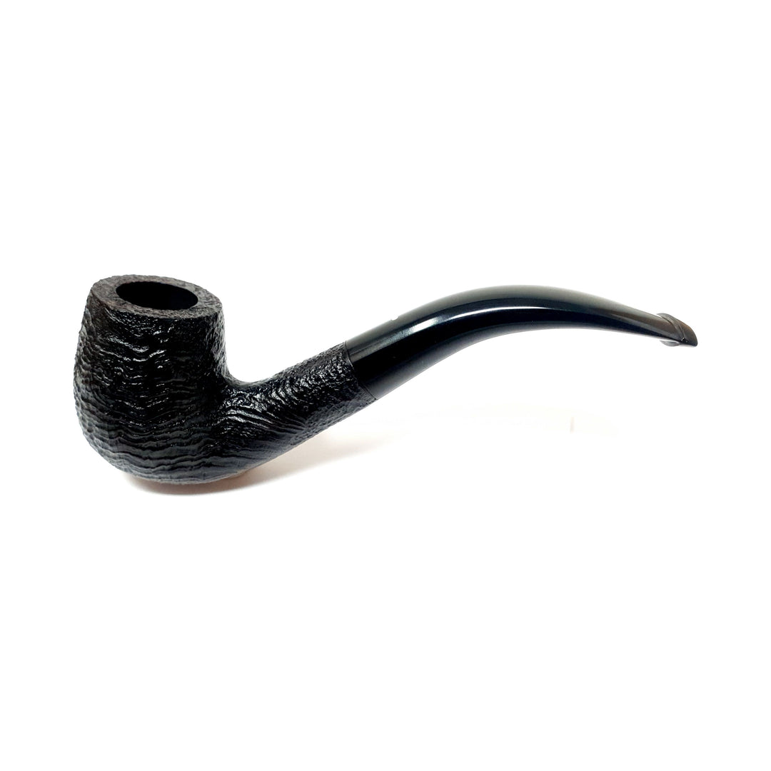 Alfred Dunhill White Spot Pipe Shell Briar GP4 Bent Ring Grain