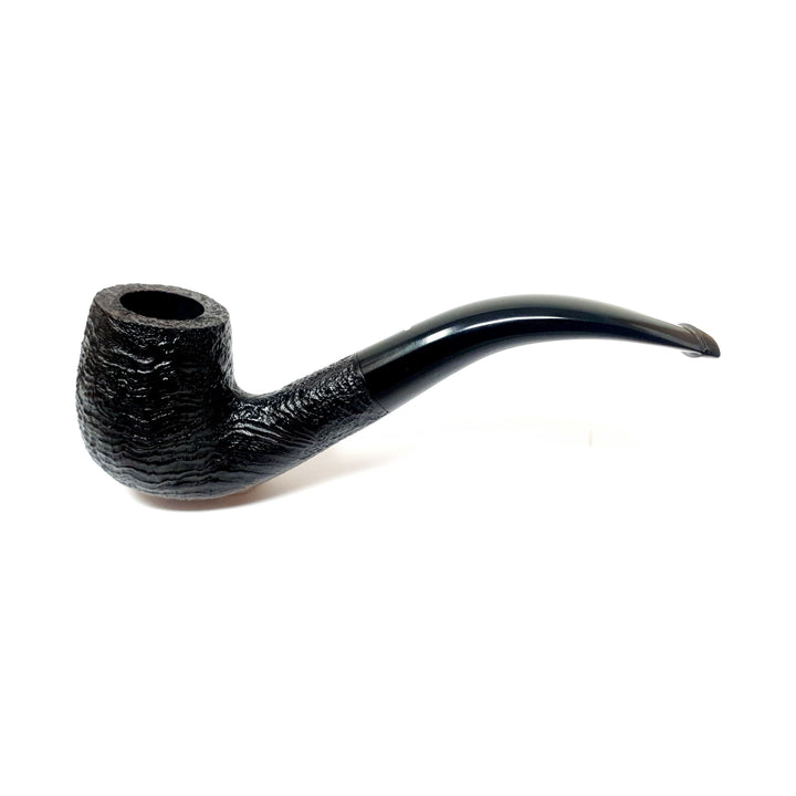 Alfred Dunhill White Spot Pipe Shell Briar GP4 Bent Ring Grain