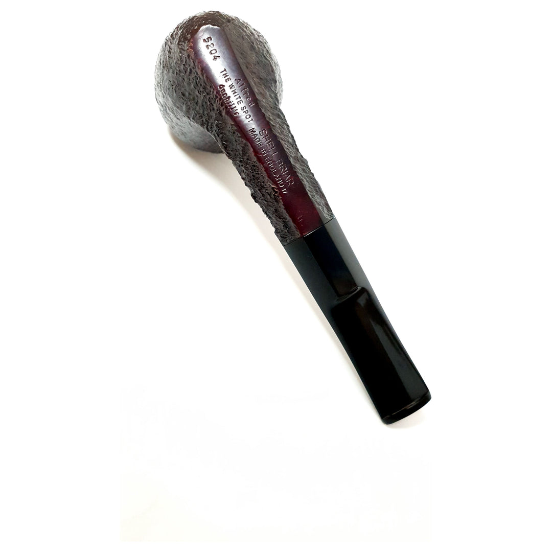 Dunhill White Spot Pipe Shell Briar GP5 Bulldog, Dunhill pipes, hand made pipes