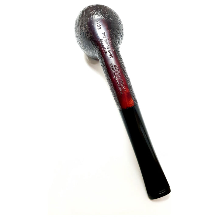 Dunhill White Spot Pipe Shell Briar GP3 Billiard (Beehive), Dunhill pipes, hand made pipes