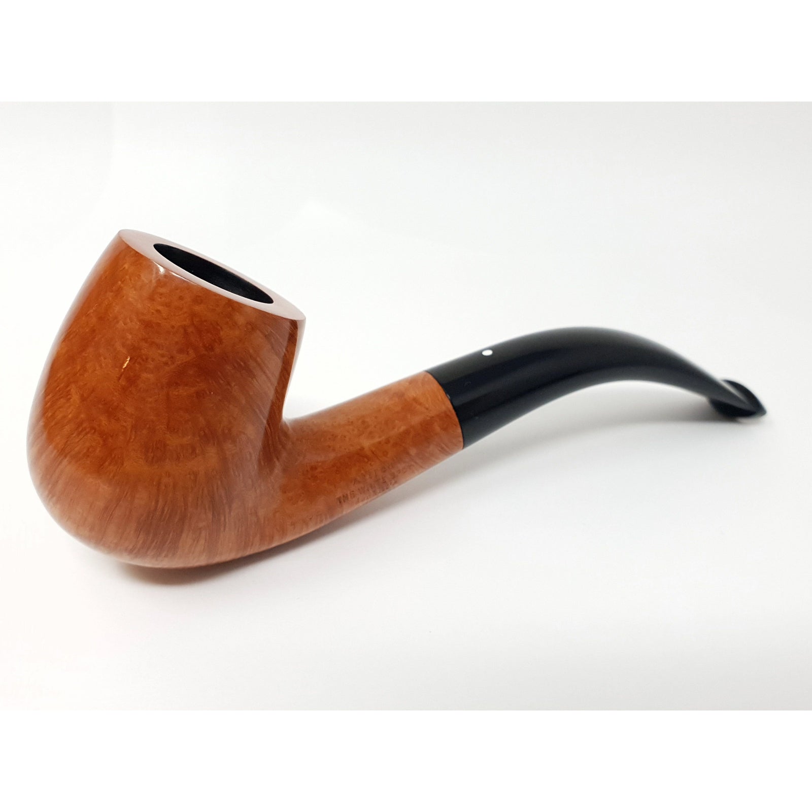 Dunhill White Spot Root Briar GP4 Bent Pipe, Dunhill pipes, hand made pipes