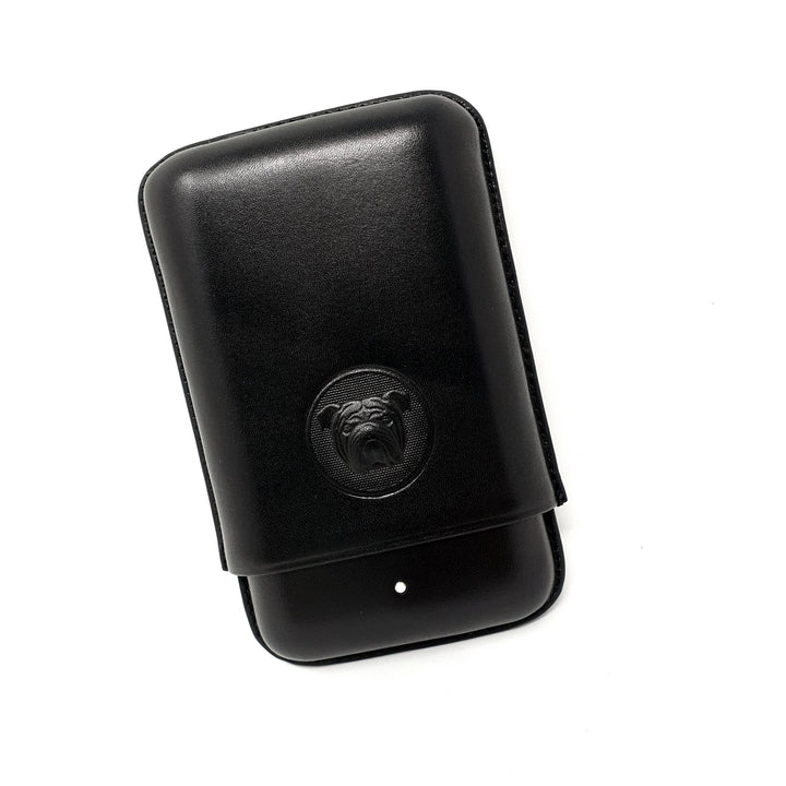 Alfred Dunhill Bulldog 3 Finger Robusto Black Cigar Case