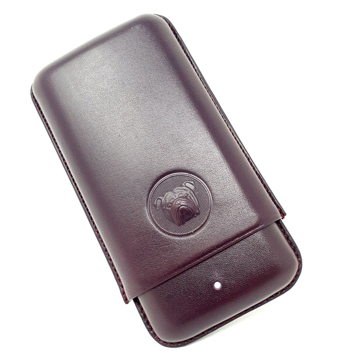 Alfred Dunhill Bulldog 3 Finger Corona Purple Cigar Case