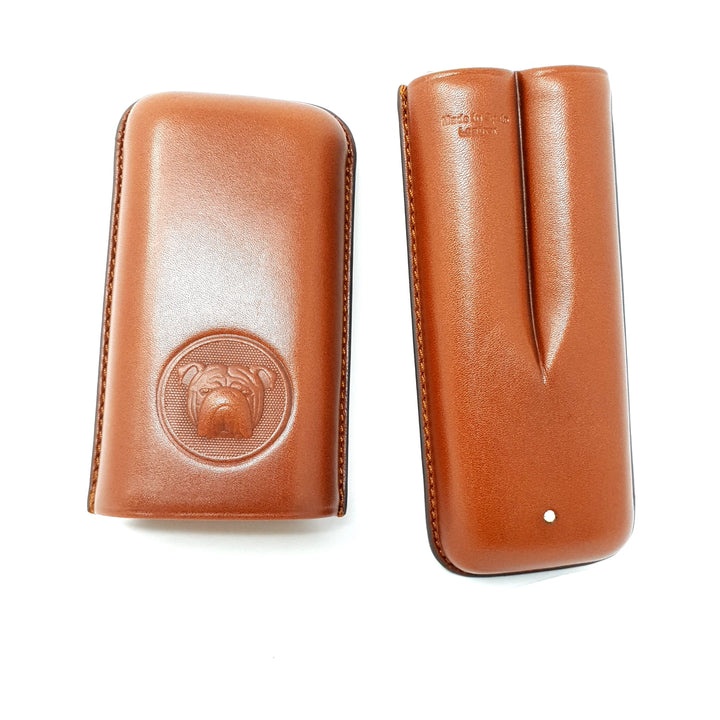 Alfred Dunhill white Spot, cigar cases, cigars accesories, premium quality leather case.