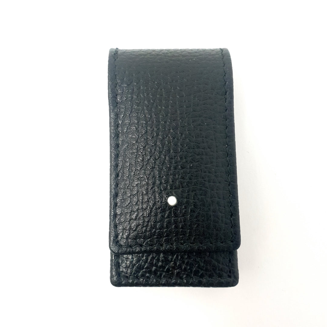 Alfred Dunhill White Spot Lighter Case, cigar accesories, leather luxury lighter case