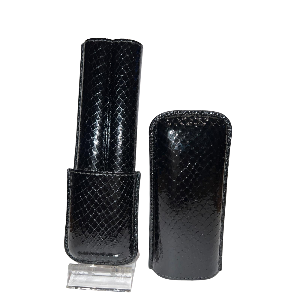 Recife 2 Finger Corona Cigar Case Miami Vice Black