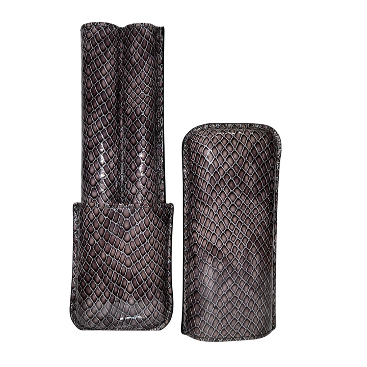 Recife 2 Finger Corona Cigar Case Miami Vice Grey