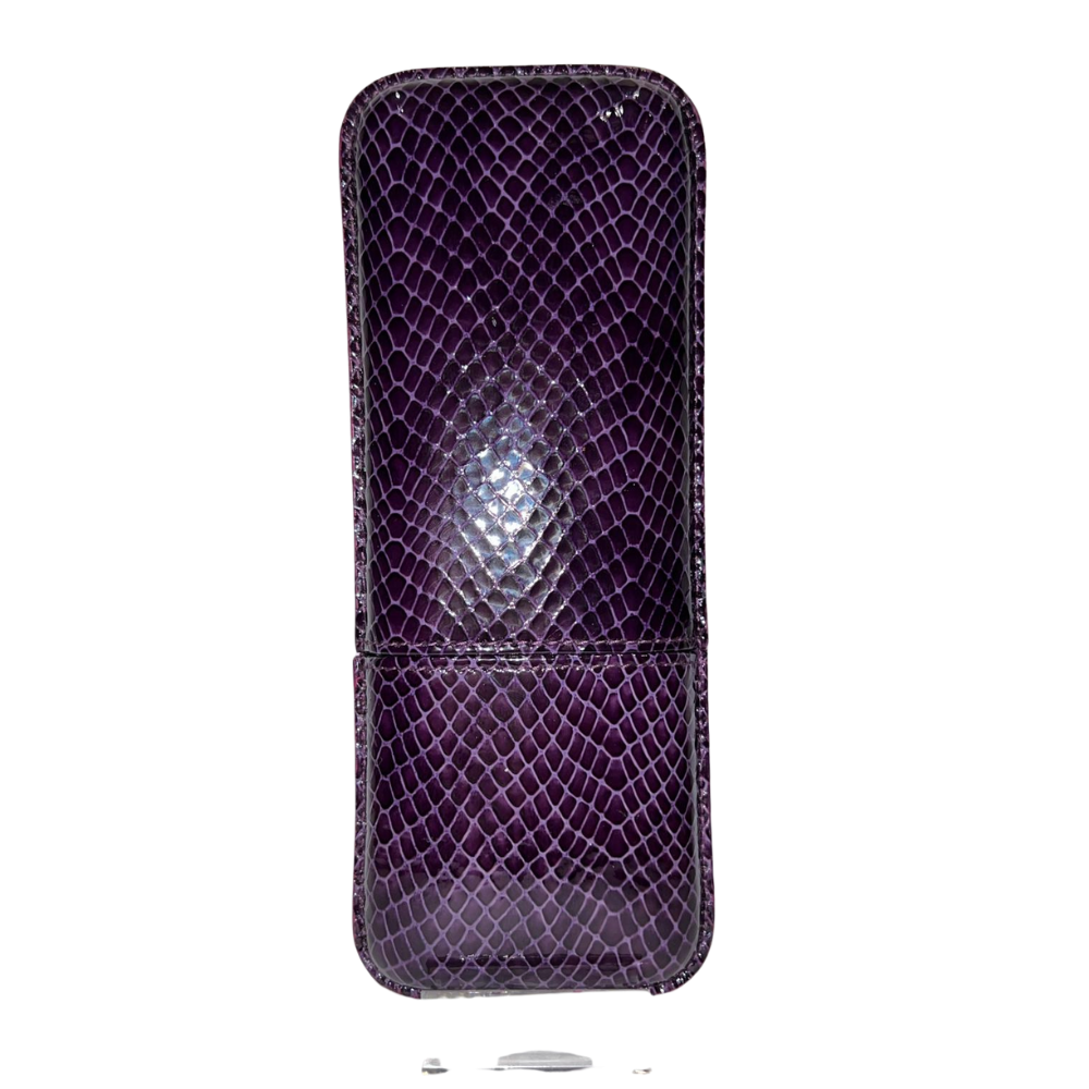 Recife 3 Finger Corona Cigar Case Miami Vice Purple
