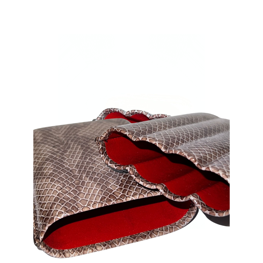 Recife 4 Finger Cigar Case Miami Vice Brown