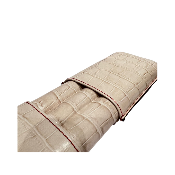 Recife 3 Finger Cigar Case Cuba Libre Dark White