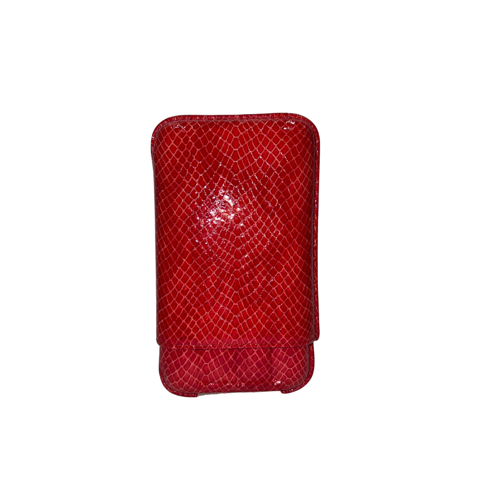 Recife 4 Finger Cigar Case Miami Vice Red