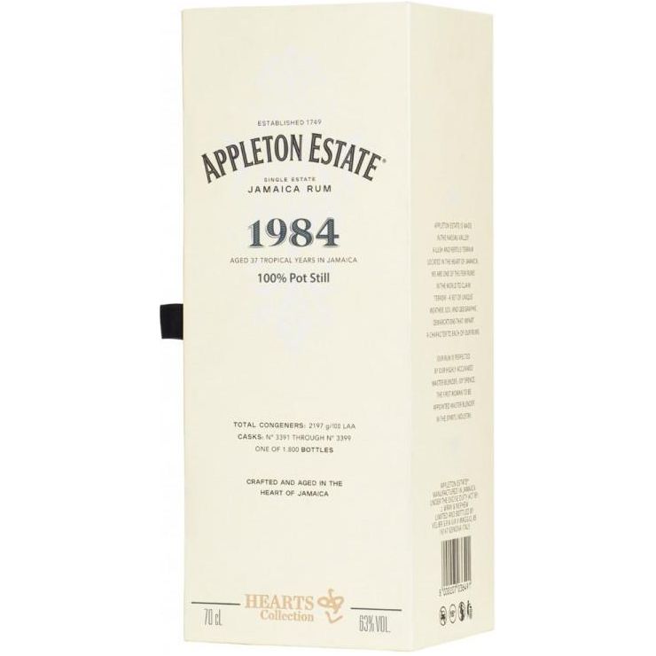Appleton 1984 / 37yo / Hearts Collection / 63% / 70cl