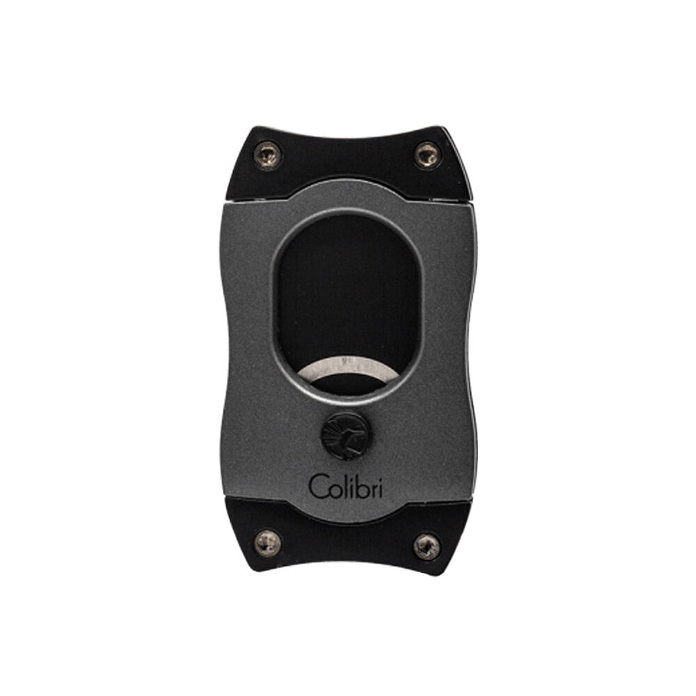Colibri Straight Charcoal & Black Cigar Cutter