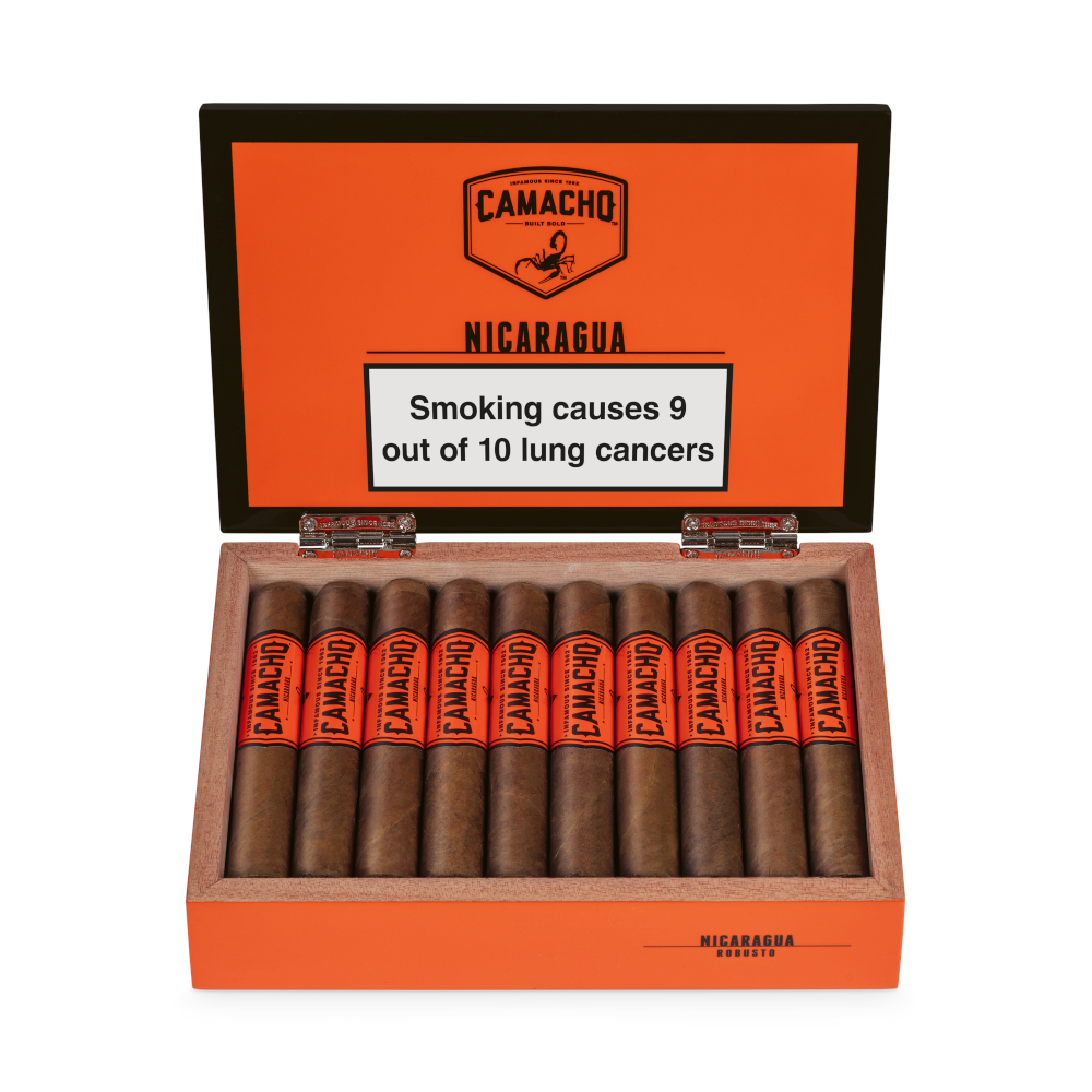 Camacho Robusto Nicaragua, New World Cigars, handmade cigars