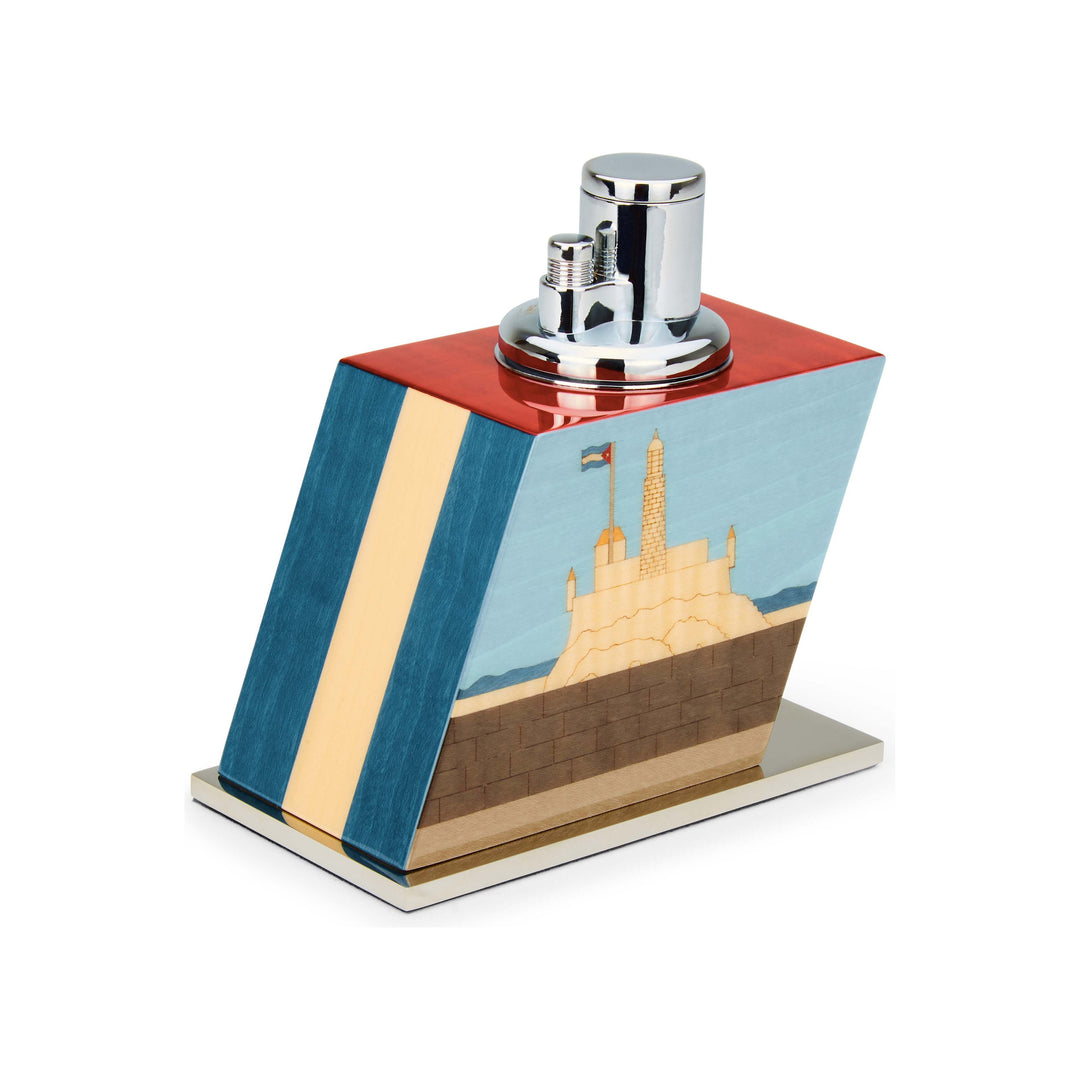 Elie Bleu Table Lighter "Casa Cubana" Sycamore - Small