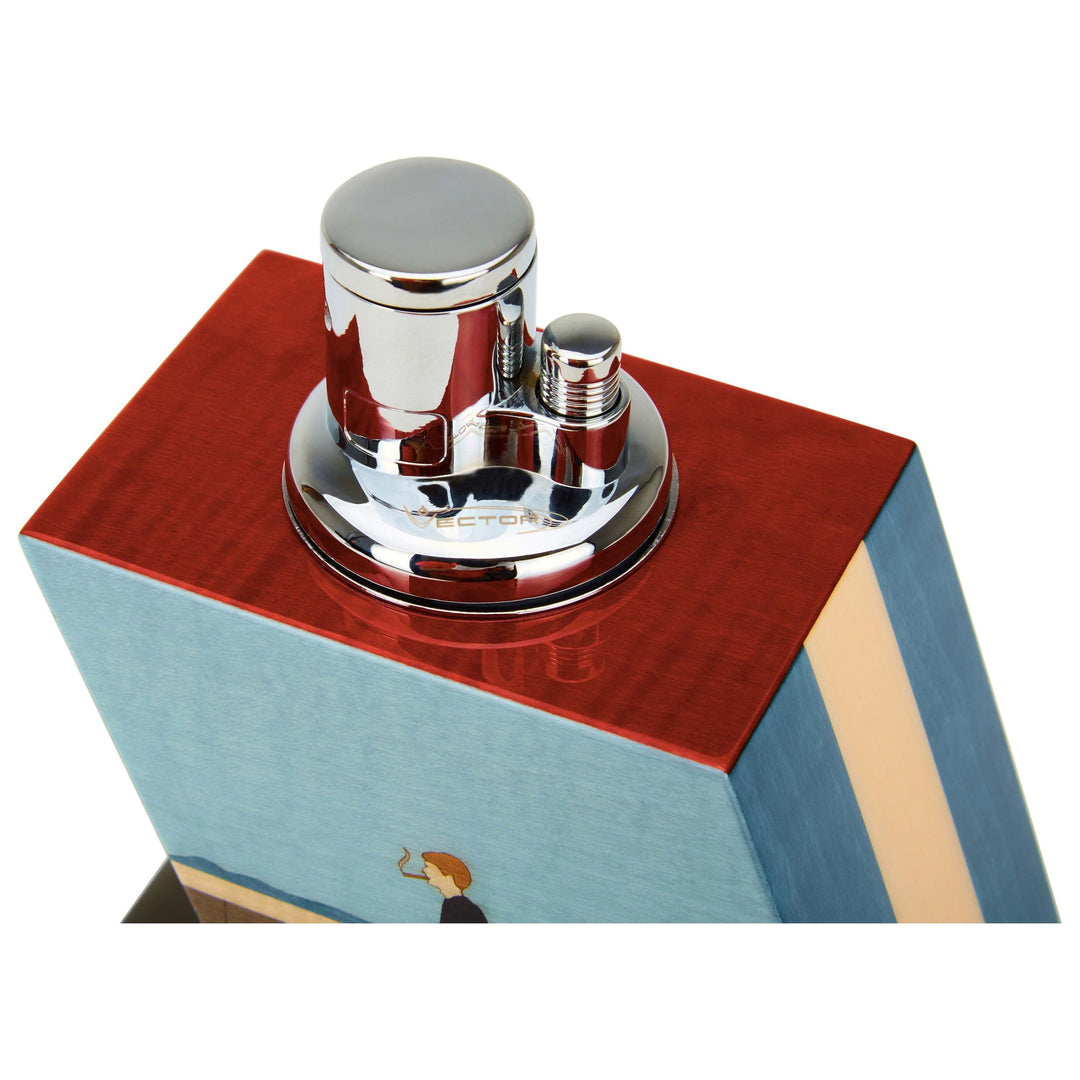 Elie Bleu Table Lighter "Casa Cubana" Sycamore - Small