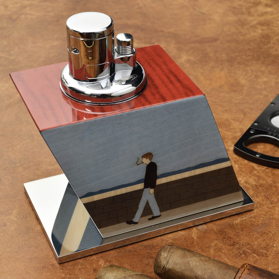 Elie Bleu Table Lighter "Casa Cubana" Sycamore - Small