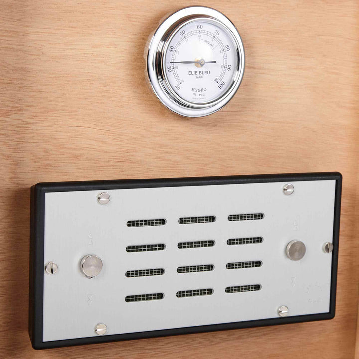 Elie Bleu Wooden Humidor "Che Star" Dyed Sycamore - (75 Cigars), cigar accessories, Elie Bleu humidor, humidor online, cigar humidor