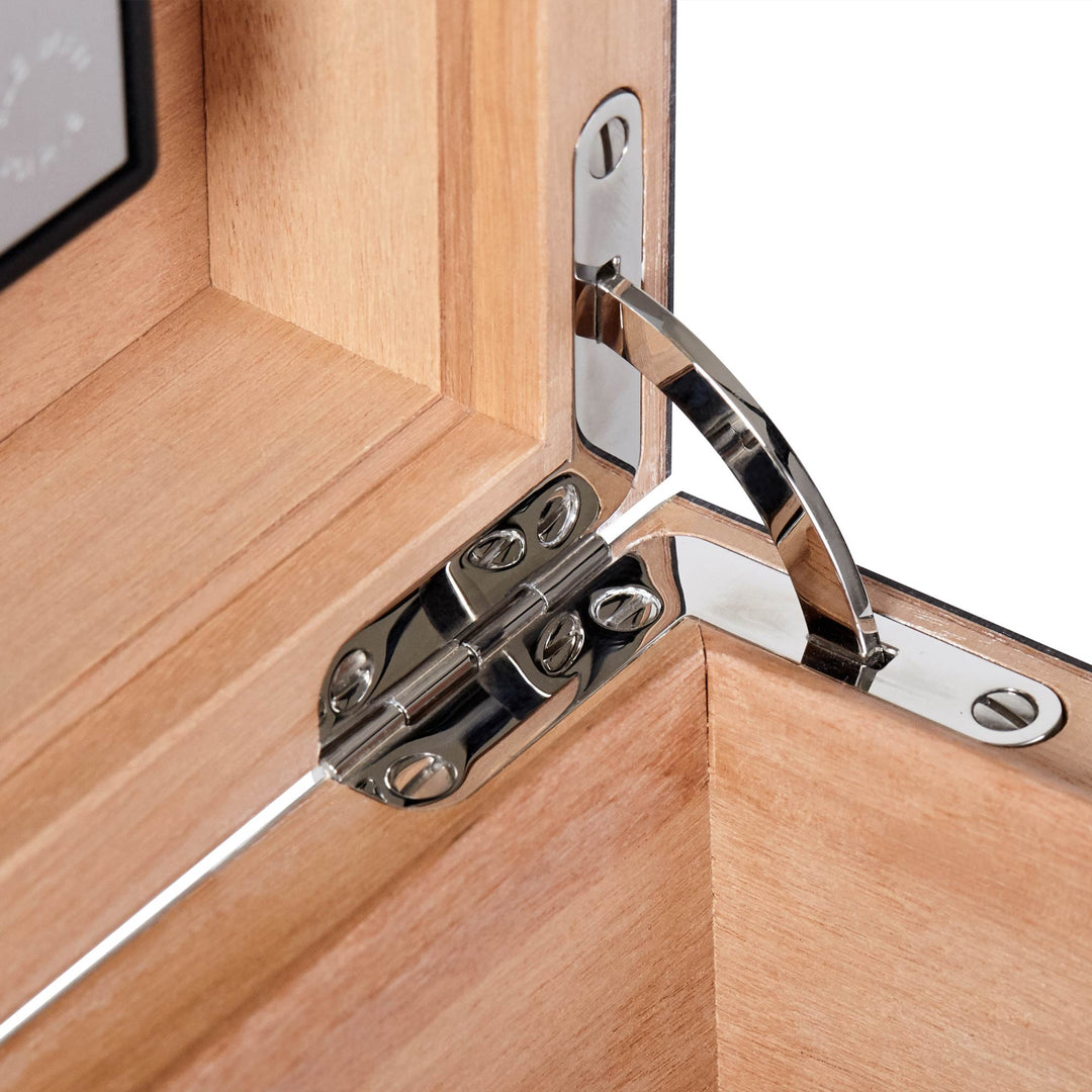 Elie Bleu Wooden Humidor "Che Star" Dyed Sycamore - (75 Cigars), cigar accessories, Elie Bleu humidor, humidor online, cigar humidor