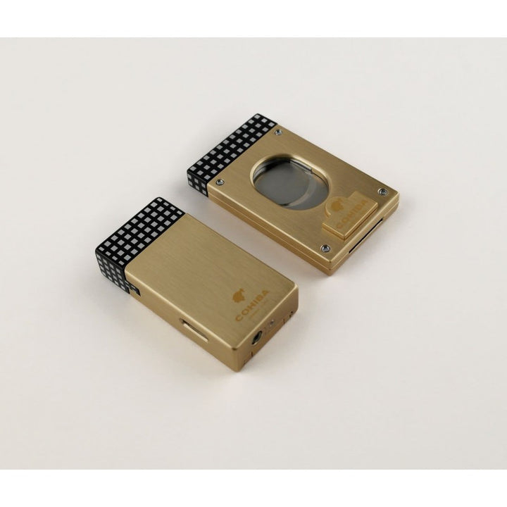 Xikar Cohiba Cigar Cutter and Lighter Set Rose Gold