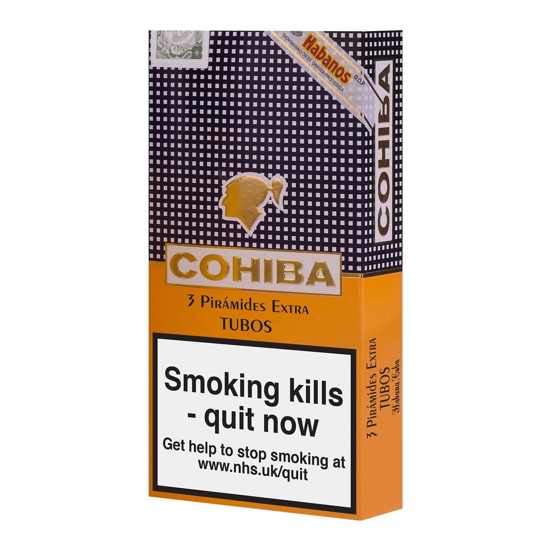 Cohiba Piramides Extra, cohiba cigars, cuban cigars, handmade cigars, pack of 3