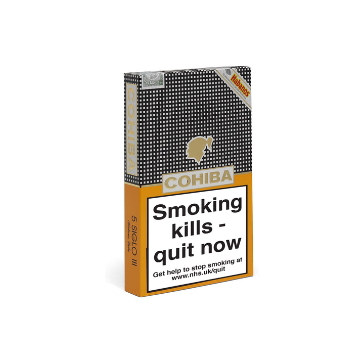 Cohiba siglo III, cohiba cigars, cuban cigars, hand made cigars, pack of 3