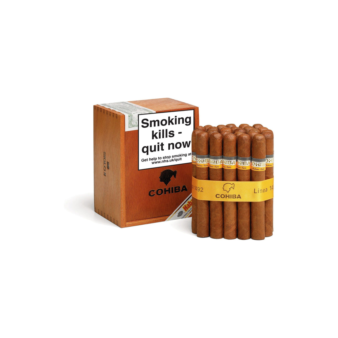 Cohiba siglo II, cohiba cigars, cuban cigars, hand made cigars,, box of 25