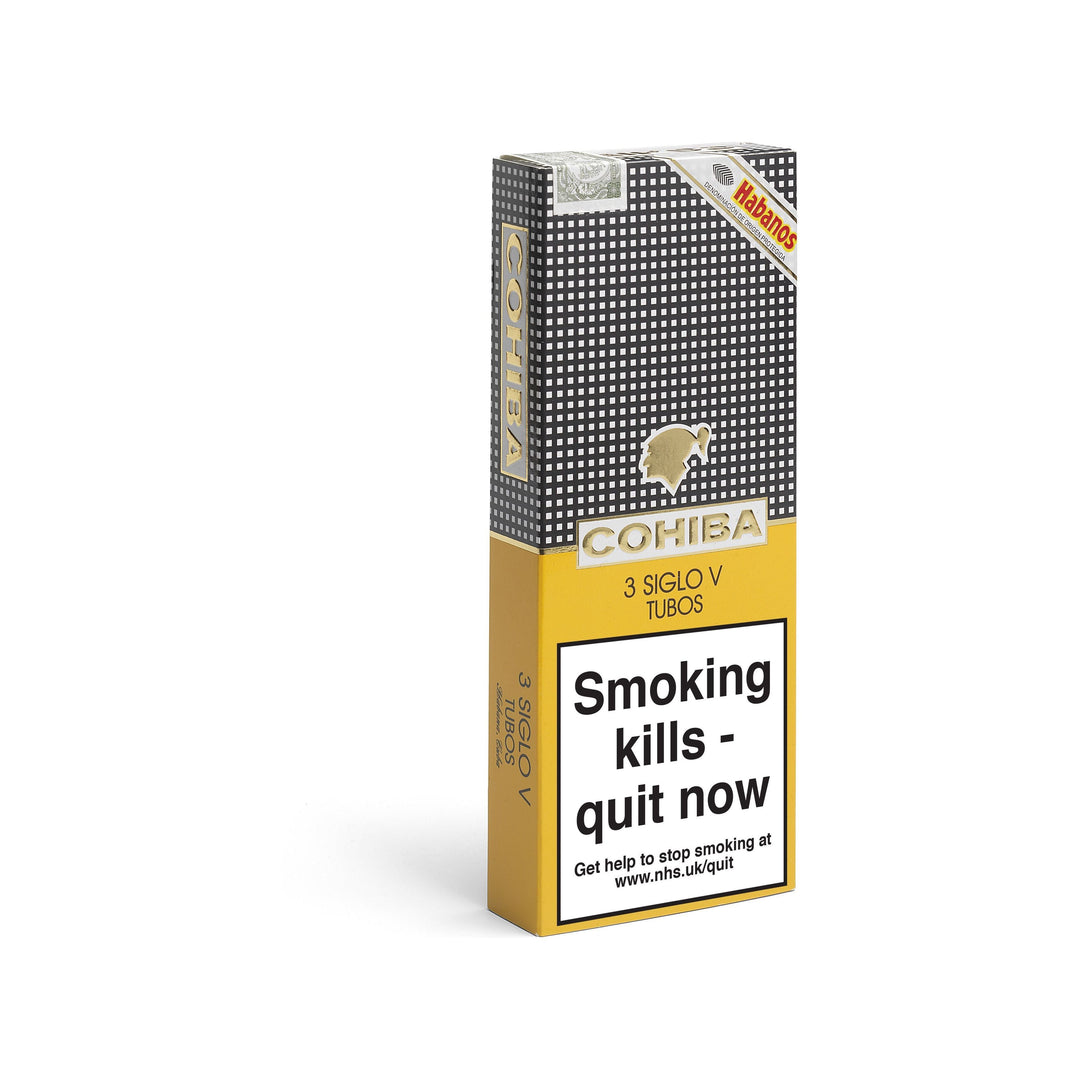 Cohiba siglo V, cohiba cigars, cuban cigars, hand made cigars. pack of 3 tubos 