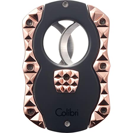 Colibri Quasar Cigar Cutter Black &amp; Rose, cigar accessories, cigar cutter