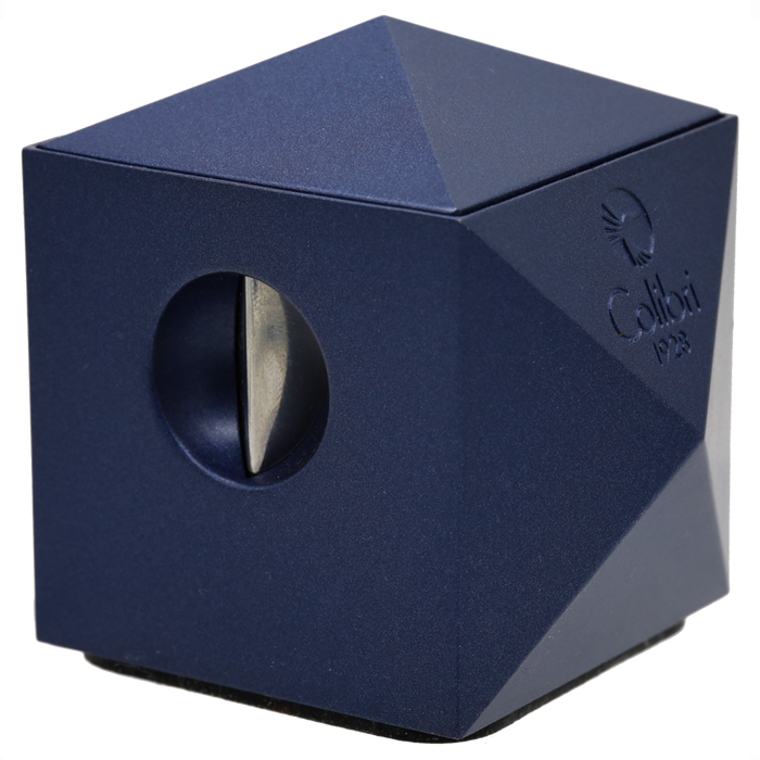 Colibri Quasar Navy Blue Table Cigar Cutter]