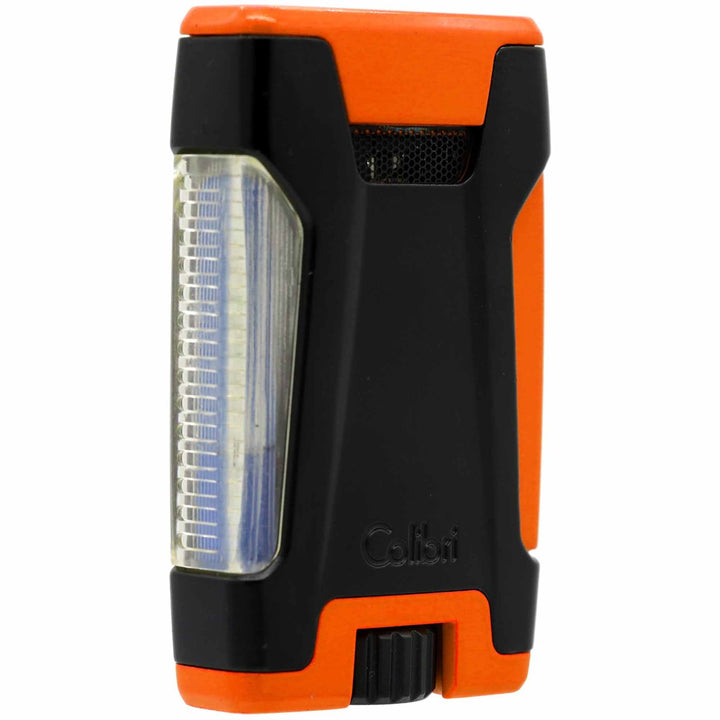 Colibri Rebel Cigar Lighter Orange &amp; Black