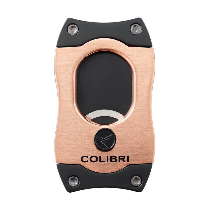 Colibri Straight Cigar Cutter Gold &amp; Black