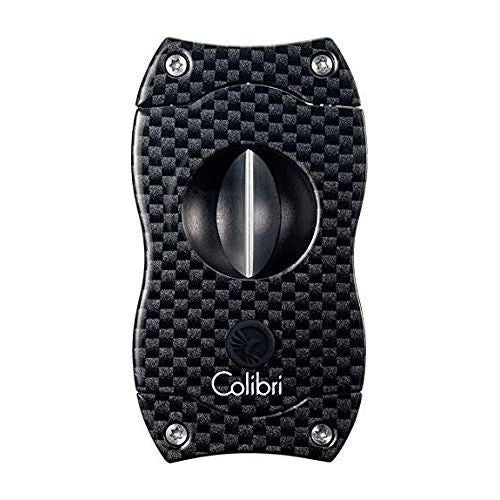 Colibri V Cigar Cutter Black Carbon Fiber Print