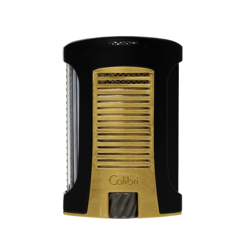 Colibri Daytona Single Jet Flame Lighter Black &amp; Gold, cigar accessories, cigar lighter