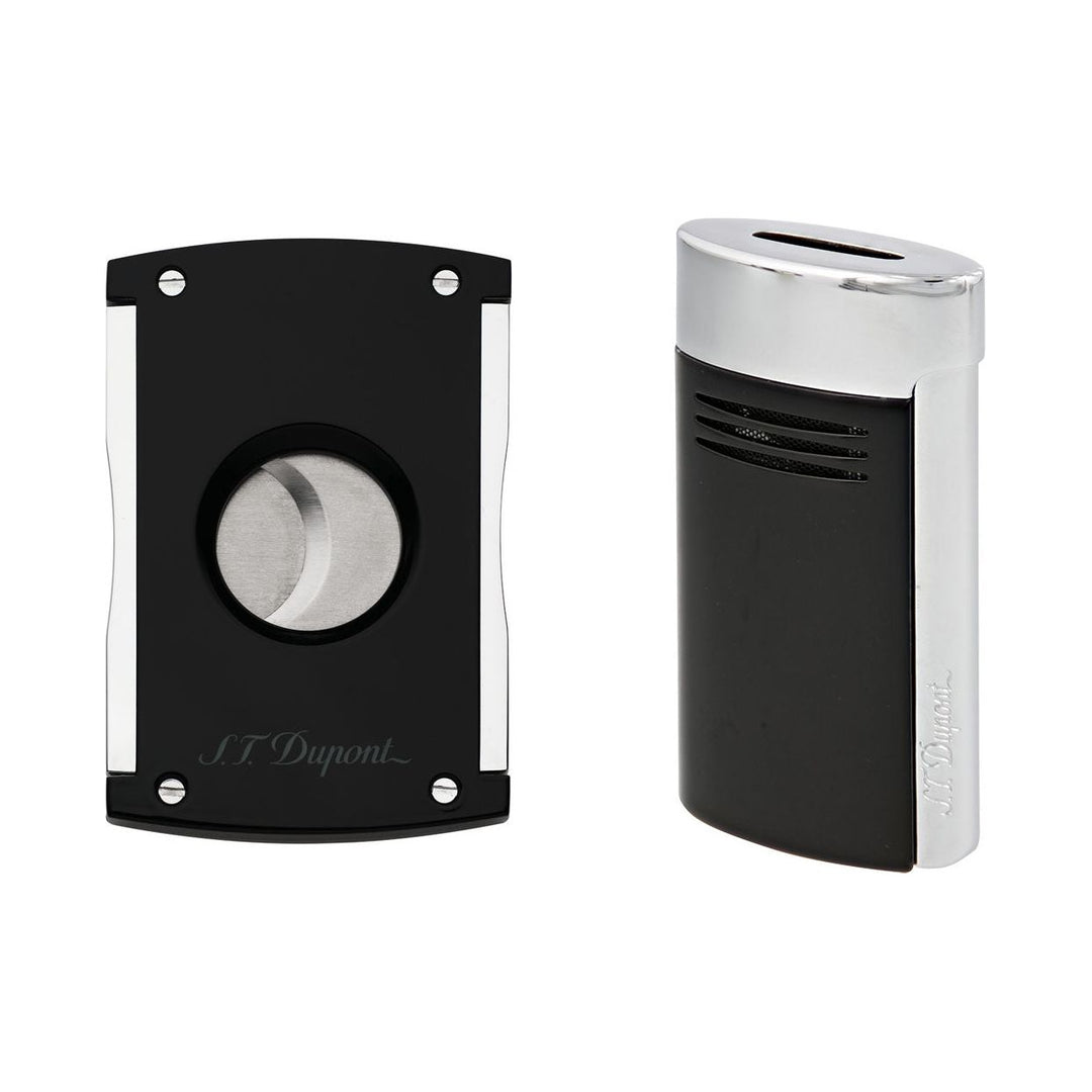 S.T. Dupont Cigar Lighter Cutter Set - Maxijet Cutter &amp; Megajet Lighter