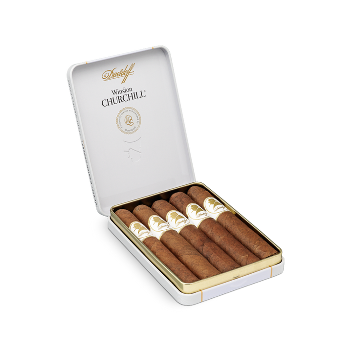 Davidoff Winston Churchill Petit Panetela Tin of 5