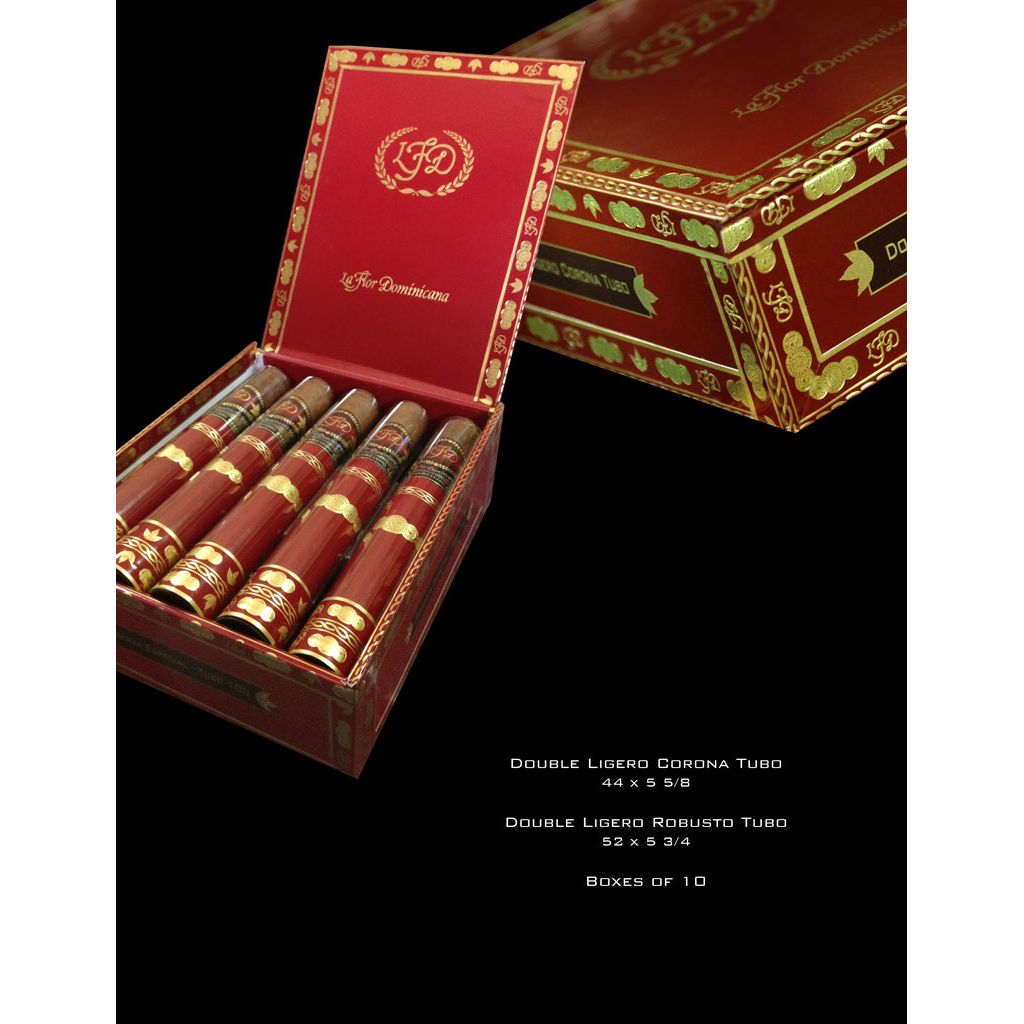 La Flor Dominicana Double Ligero Corona Crystal Tube, new world cigars, Dominican Republic cigars, hand made cigars, box of 10