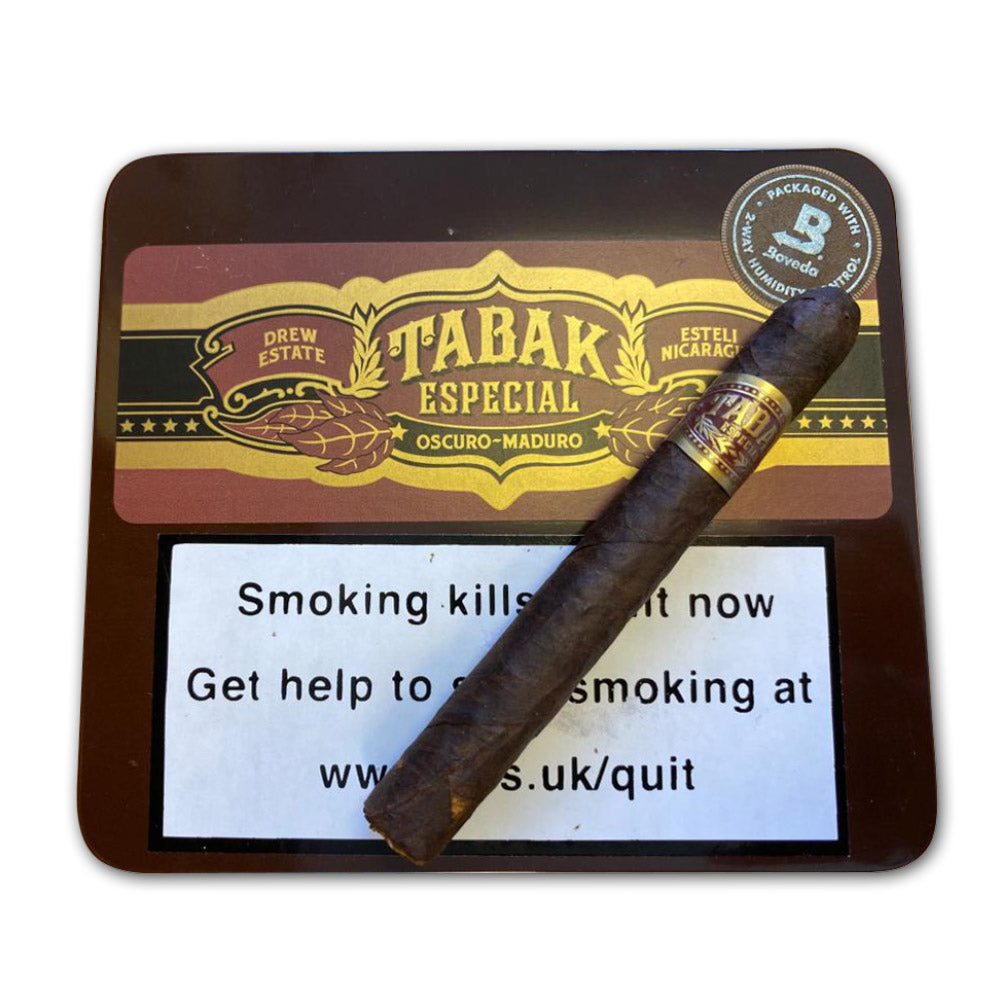 Drew Estate Tabac Especial Oscuro Tin of 10, cigarrillos, machine made cigars, budget cigars