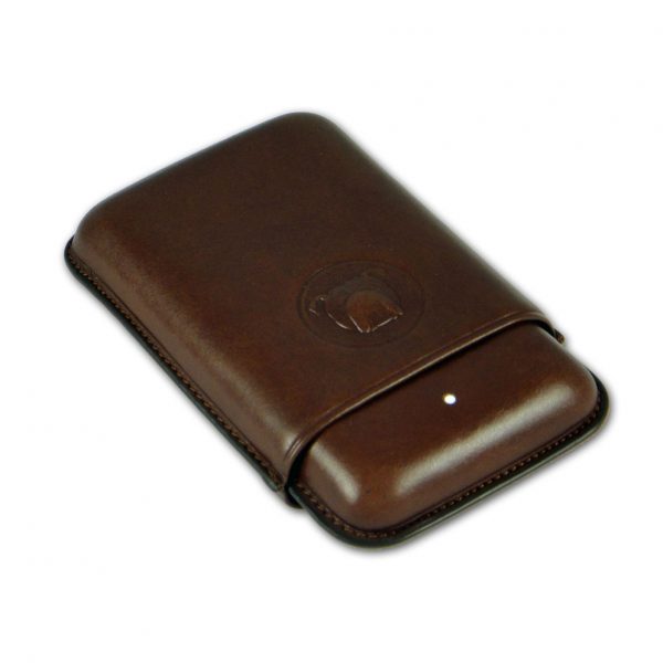 Alfred Dunhill Bulldog 3F Robusto Brown Cigar Case